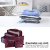 6-Piece Set Clothes Sorting Bag Luggage Packaging Organiser with Storage