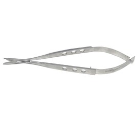 Surgical Castroviejo Stitch Scissors With One Hook Blade & Spring Action Handle Stainless Steel Lightweight Shears Used in Medical Labs & Training Centres (7 INCH)