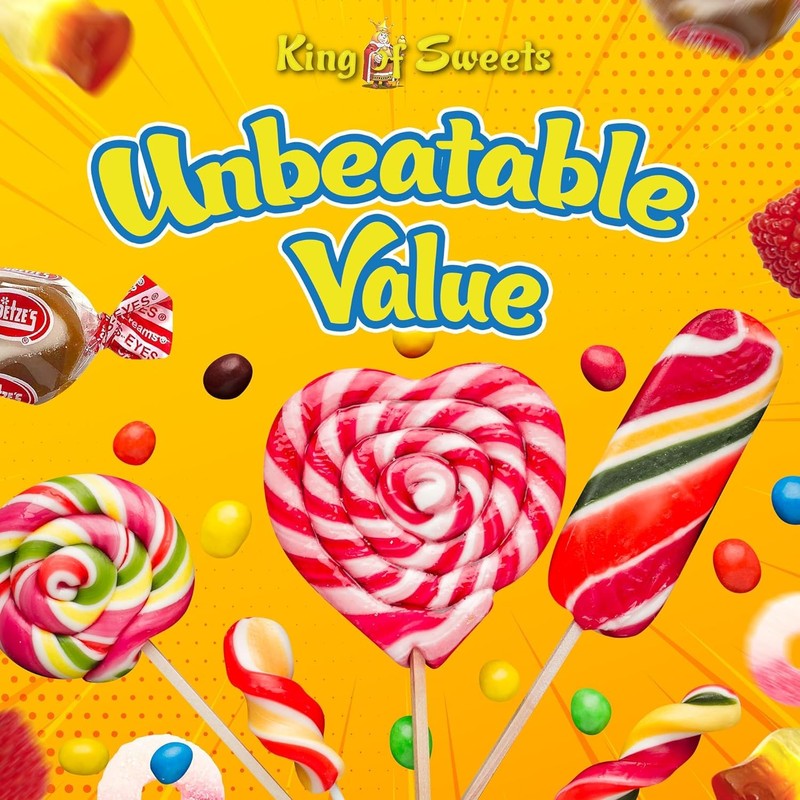 Licorice Allsorts 1 Pound in a Resealable Bulk King of