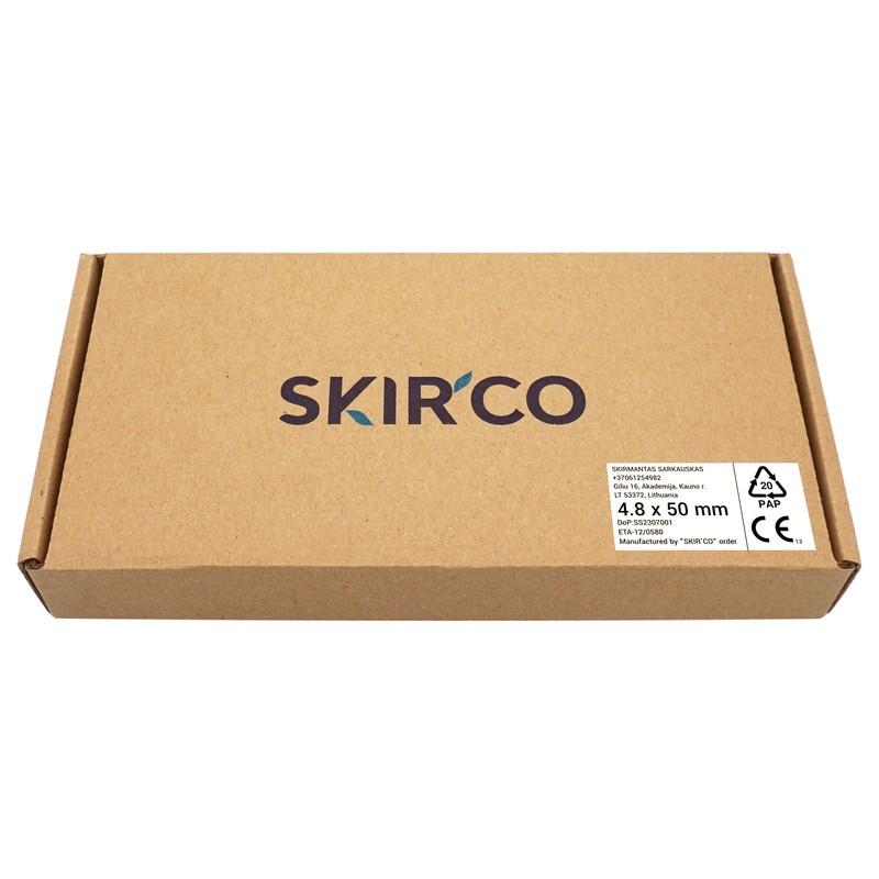 SKIR'CO (Pack of 50) Painted Roofing Screws 4.8 x 50