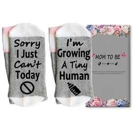 TITTOK Pregnancy Gift New Mom Gifts Growing a Tiny Human Mom Socks Mom to Be Gift Pregnant Mom Gift Mother's Day