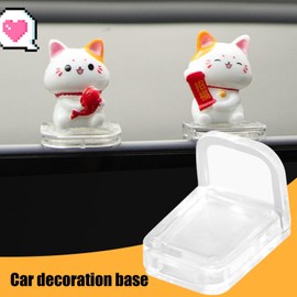 Dashboard Anti-Slip Mat - L-Shaped Small Dashboard Mat Anti-Slip Sticky Pad - Clear Display Rack Clear Multifunctional Car Accessories for Car