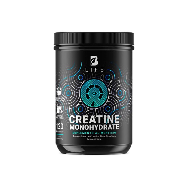 B Life Creatina Monohidratada en polvo 600g 120 Servicios 5