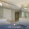 LUXRITE 6 Inch Canless Spotlight, LED Recessed Lighting, 5CCT 2700K-5000K,
