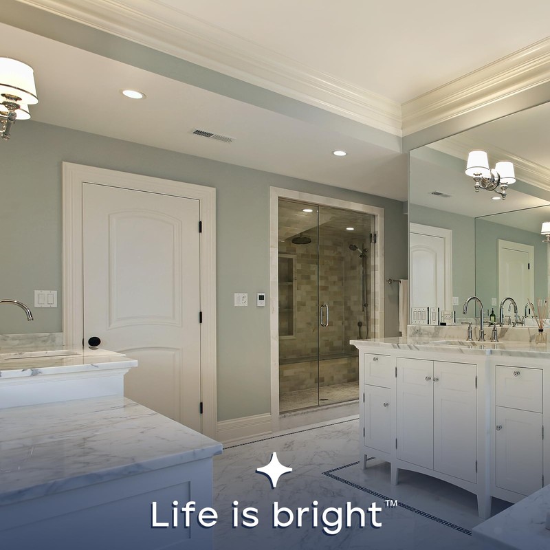 LUXRITE 6 Inch Canless Spotlight, LED Recessed Lighting, 5CCT 2700K-5000K,