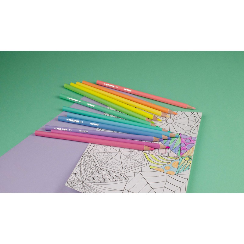 Kores Kolores 24 Pastel Colouring Pencils