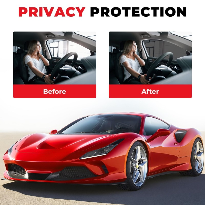 Amzwolf 15% VLT Ceramic Car Window Tint Film (20In x