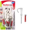 Fisher Plastic Anchor EasyHook Plug & Hook & Screw Set