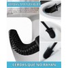 MR.SIGA Cepillo para Inodoro con Soporte para Pared, Negro
