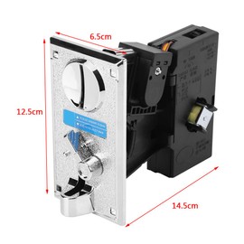 Yuecoom Coin Acceptor, Advanced Electronic CPU Coin Selector, Comparable Roll Down Coin Mech Acceptor Sorter for Arcade Game Vending Machine