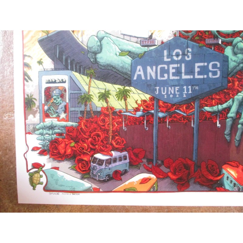Dead & Company Grateful CONCERT 2022 SUMMER REPLICA TOUR POSTER