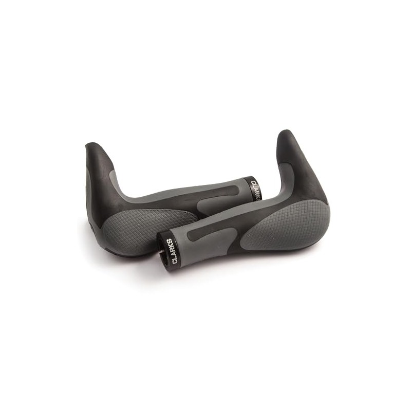 Clarks Cycle Systems CE-205 Ergonomic Lock-On Grips with Intergrated Bar