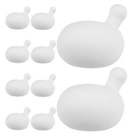 CORHAD 10Pcs Squeeze Toy Insert Bubbles Elastic DIY Bubble Accessories for Doll Making Decompression Toy Inserts Soft Rubber Replacement Balls Small