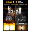 Auxbeam H 10 Yellow Lights, 10000LM Yellow Offroad Light