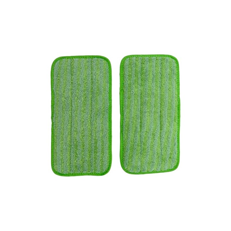Generic Smart Home Reusable Green Microfiber Hook and Loop Mop