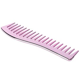 Hair Detangling Comb, Wide Tooth Comb for Curly Hair, No Handle, Large Detangling Comb, Shampoo Comb for Men and Women (Purple Pink)