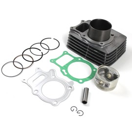 SINOCMP SINOCMP 12100-HN6-000 Cylinder Piston Ring Gasket Rebuild Kit TRX250 Cylinder Piston Gasket Top End Rebuild Kit 68.5mm for Honda Recon 250 Sportrax 250 TRX250X TRX250EX TRX250TM TRX250TE 1997-2020