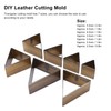 7Pcs Leather Die Cutter Hollow Punching Mold Triangular Different Sizes