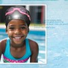 Extra Large Swim Cap for Kids Black Girls Aged 4