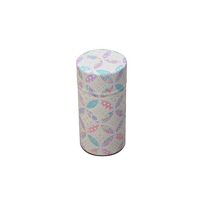 Kyoto Katsugu Washi Upholstery Tea Canister, Made in Japan [8]