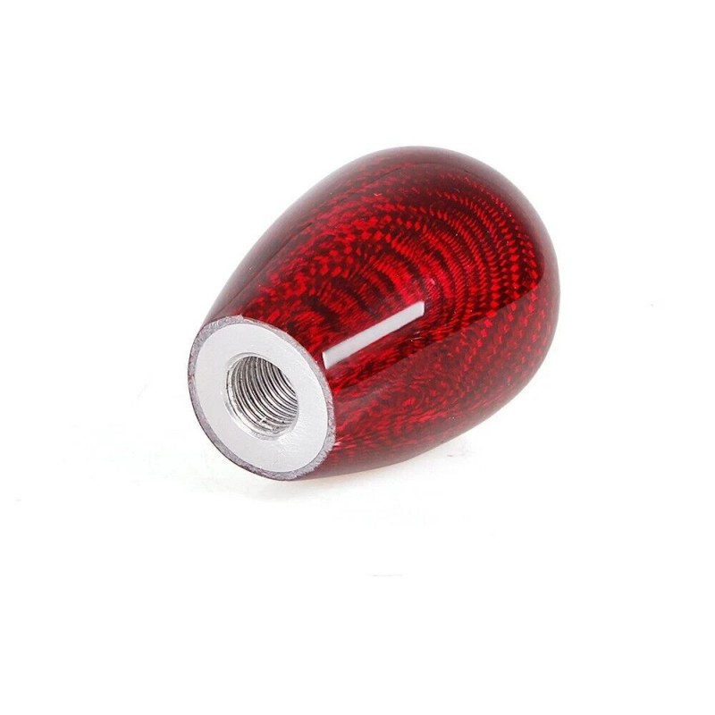 ANNX JDM Universal Red Carbon Fiber Automatic Car Gear Shift