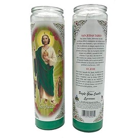 St Jude Thaddeus - San Judas Tadeo 7 Day Candle (Pack of 6) - 8 inch Candles