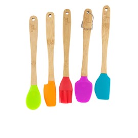 Core Kitchen 5 Piece Crete Mini Utensil Set, 1-Pack, Multicolor