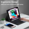 Wireless BT Keyboard USB Keypad with PU Leather Protecting Case