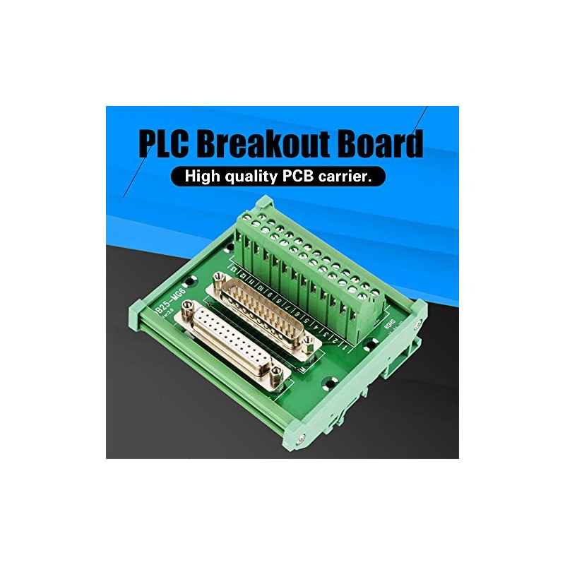 DB25 D-Sub Pin Header Female Header, PLC Breakout Card Board