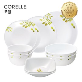 Corel Olive Garden Round 2 Person 10P Home Set / 코렐 올리브가든 원형 2인 10P 홈세트