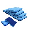 TRIXES Cleaning Sponge - Pack of 12 - Double-Sided Coated