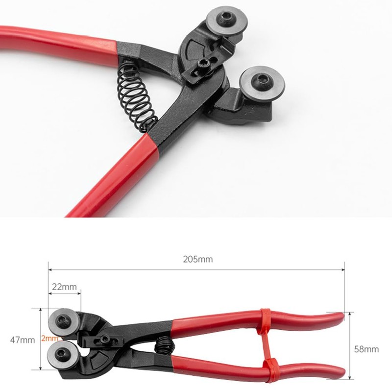 2 Tiles Nippers Slicing Glass Tile Nippers Tile Cutters Blade