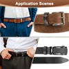 M METERXITY 2-Pack Leather Loop Keeper Accessories, 1.5 Inch/ 3.8