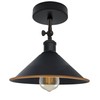 DC Voltage Vintage Style Semi Flush Mount 180 Degree Adjustable