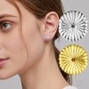 Earring Backs 18K White Gold Plated Sterling Silver Hypoallergenic Earring
