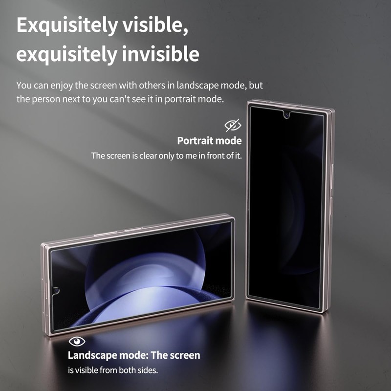 [araree] Galaxy Z Fold6 Compatible Glass Film (2 Pieces), 9H