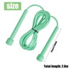 Focenat 4 Pieces PVC Skipping Rope, Adjustable Jump Rope, 280