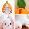 plushies Rabbit Plush, Plush Toys, Bunny Rabbit Pillow with Zipper,