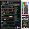 CHALKY CROWN Magnetic Dry Erase Menu Board for Fridge Includes