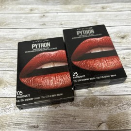 Maybelline New York Lot Of 2-Maybelline Lip Studio Python Metallic Lip Kit, #05 Passionate