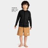 Actleis al20010 Kids Rash Guard, Long Sleeve, No Hood, Pockets,