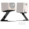 Desktop Speaker Stands Pair, Heavy Duty Desk Bookshelf Speaker Stands,
