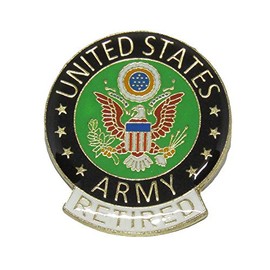 Wholesale Pack of 3 United States Army RETIRED Flag Hat Cap lapel Pin