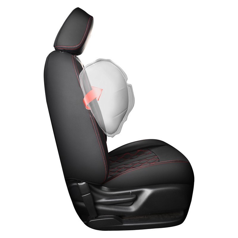 Huidasource 2Pcs Seat Covers for Nissan Titan/Titan XD 2016-2024, Full