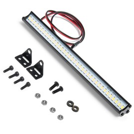 WEFEINO Super Bright RC LED Light Bar Roof LED Lamp Kit 36 LED Light Bar for Tra-xxas TRX-4 SCX10 90027 SCX10 II 90046 RC4WD D90 1/10 RC Rock Crawler Car