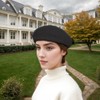 RUNQIU Men's Women's Summer Polyester Cotton Painter's Hat, Flat Knit