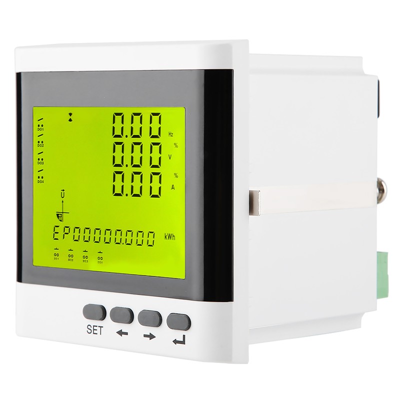 Multi Function Three Phase Programmable Electric Power Meter Digital LED