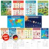 LOGIJO® 12 x Educational Montessori Learning Posters - Set A4