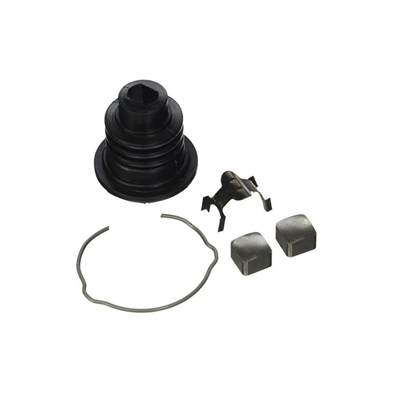Crown Automotive 8132676K Steering Lower Shaft Boot Kit, Black, Silver