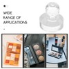 FOMIYES 2pcs Eyeshadow Platen Tool Cosmetics Stamper Eye Shadow Stamper